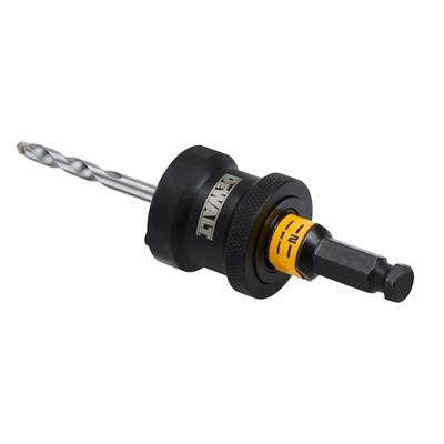DeWalt DT20631-QZ Quick Connect Adapter | 1/2&apos;&apos; | voor 32-152 mm Gatzagen | met Platte Centreerboor voor Hout - DT20631-QZ