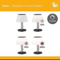 Paulmann 94309 4000870943090 Tafellamp op zonne-energie 0.8 W Warmwit RVS - thumbnail