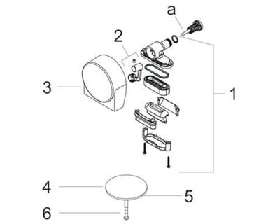 Hansgrohe Exafill S afbouwdeel S badvul-, overloop- en afvoergarnituur, chroom Hansgrohe Exafill S afbouwdeel S badvul-, overloop- en afvoergarnituur, chroom