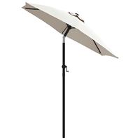 VidaXL Parasol 200x224 cm aluminium zandwit - thumbnail