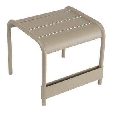 Fermob Luxembourg bijzettafel/voetenbank laag L44 x B42 cm Nutmeg