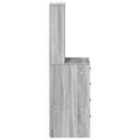 Highboard met lade Grijs sonoma 40 x 41 x 135 cm Bewerkt hout - thumbnail