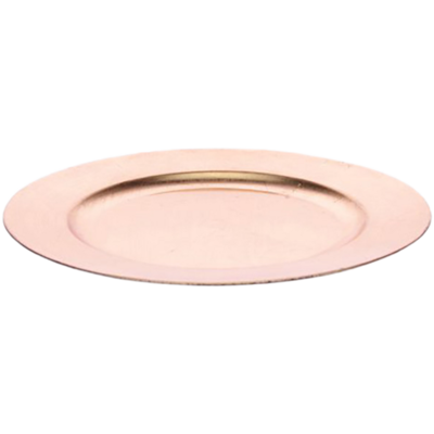 Decoratie bord | Ø33mm | rond | PE | goud | 24 stuks