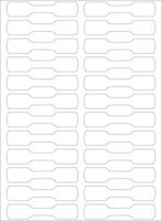 Etiket HERMA 2510 10x49mm wit 576 etiketten - thumbnail