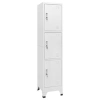 VidaXL Lockerkast met 3 vakken 38x45x180 cm - thumbnail
