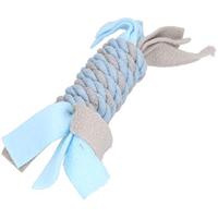 Little rascals flostouw spoel met fleece blauw 22X5X5 CM - thumbnail