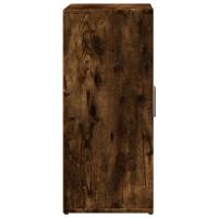 Dressoir 60x31x70 cm bewerkt hout gerookt eikenkleurig - thumbnail