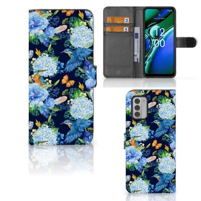 Telefoonhoesje | Met pasjeshouder | voor Nokia G42 IJsvogel