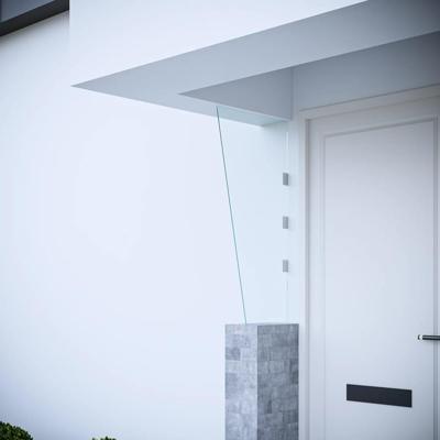 VidaXL Zijpaneel voor deurluifel 50x100 cm gehard glas transparant VidaXL Zijpaneel voor deurluifel 50x100 cm gehard glas transparant