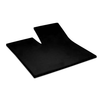 Cinderella basic single-split topper katoen 180x210 cm (99) black (tot 15cm)