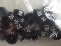 MB zwart/wit 25 voor op kledinghanger - thumbnail