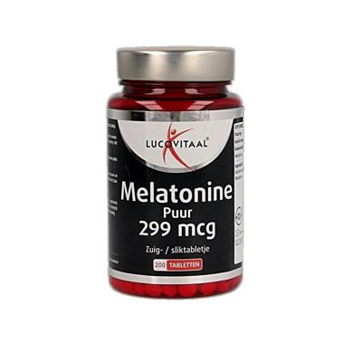 Lucovitaal Melatonine Puur 299mcg Tabletten Lucovitaal Melatonine Puur 299mcg Tabletten