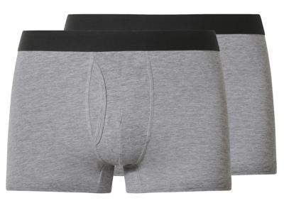 esmara Men Set van 2 heren boxers (Grijs, XL)