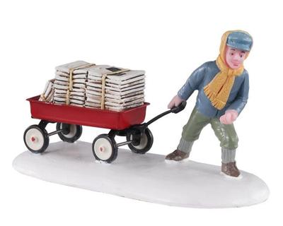 Morning news kerstfiguur LEMAX - Lemax