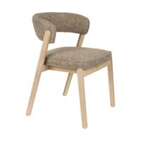 Zuiver Bright eetkamerstoel Bruin - thumbnail