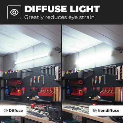 S-Series - LED TL armatuur 150cm - IP65 Waterdicht - 48 Watt 5760 Lumen (120lm/W) - 6500K Daglicht wit - Koppelbaar - IK07 - Tri-Proof plafondverlichting - thumbnail