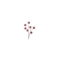 Roberts Collection Kunstbloem pompom spray 96cm oud roze - thumbnail