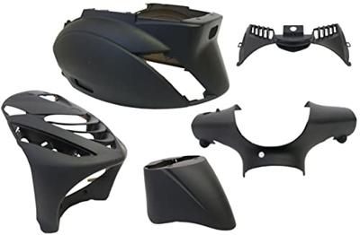 Edge Plaatset 5-delig voor piaggio zip-sp vanaf bouwjaar 2000 - mat zwart