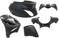 Edge Plaatset 5-delig voor piaggio zip-sp vanaf bouwjaar 2000 - mat zwart - thumbnail