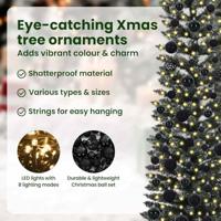 VidaXL Kunstkerstboom met 300 led groen 180 cm pvc en plastic en staal - thumbnail