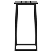 Barkrukken 2 st 38x38x80 cm gepoedercoat staal zwart - thumbnail