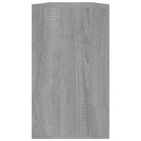 Schoenenbank 80x24x45 cm bewerkt hout grijs sonoma eikenkleur - thumbnail