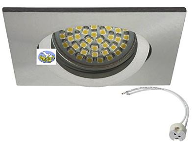 Vierkante Armatuur EVIT 50 mm - Rvs - Kantelbaar