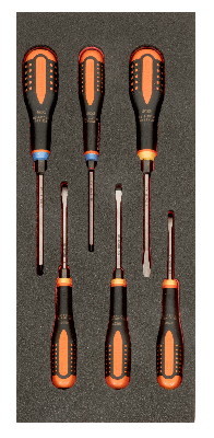 Bahco Foaminlay Fit&Go 1/3 met schroevendraaiers met doorlopende blad | ERGO | gleuf en Pozidriv - 6-delig - retailverpakking - FF1E1013EH