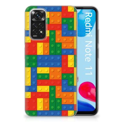 Xiaomi Redmi 10 | Redmi Note 11 4G | TPU bumper | Blokken Xiaomi Redmi 10 | Redmi Note 11 4G | TPU bumper | Blokken