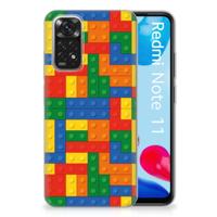 Xiaomi Redmi 10 | Redmi Note 11 4G | TPU bumper | Blokken - thumbnail