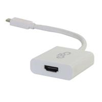 USB 3.1 USB C to HDMI Audio/Video Adapter - USB Type C to HDMI White - Externe video-adapter - USB 3.1 - HDMI - wit - thumbnail