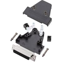 encitech TRI-P-25-HDS44-K 6355-0068-13 D-sub behuizing Aantal polen: 44 Kunststof Zwart 1 stuk(s) - thumbnail