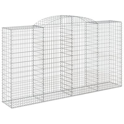 Schanskorven 15 st gewelfd 300x50x160/180 cm ijzer