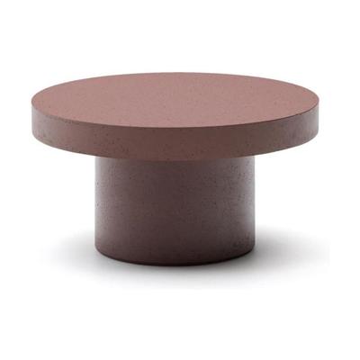 Kave Home Ronde Salontafel 'Aiguablava' Beton, 90cm, kleur Terracotta