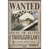 Poster One Piece - Wanted Law Wano 38x52cm - thumbnail