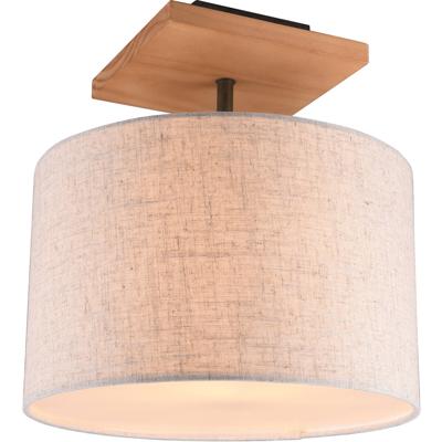 LED Plafondlamp - Plafondverlichting - Trion Elmas - E27 Fitting - Rond - Antiek Nikkel - Aluminium