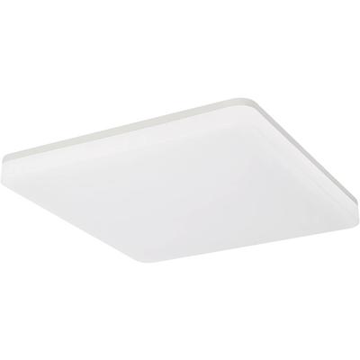 LED Plafondlamp - Plafondverlichting - Badkamerlamp - Andres - Opbouw Vierkant 30W - Waterdicht IP54 - Helder/Koud Wit 6400K - Mat Wit - Kunststof