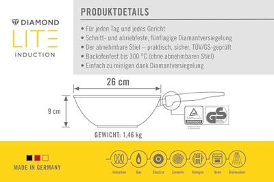 Woll Diamond Lite Induction Wokpan Ø 30 cm
