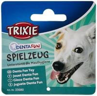 TRIXIE DENTA FUN TPR BAL MET MUNTSMAAK 6X6X6 CM 3 ST - thumbnail
