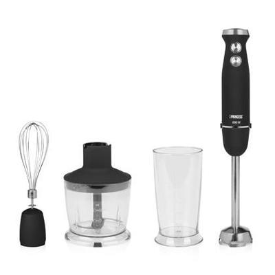 Princess 01.221220.01.001 Staafmixer 800 W Traploze snelheidsinstelling Zwart, Zilver
