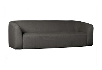 WOOOD 3-zits Bank 'Sloping' kleur Antraciet Melange