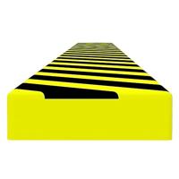 VidaXL Hoekbeschermer 6x2x101,5 cm pu geel en zwart - thumbnail