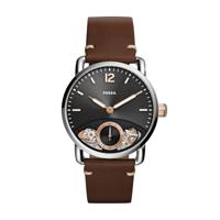Horlogeband Fossil ME1165 Leder Bruin 22mm - thumbnail