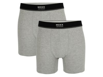 MEXX Set van 2 heren boxers (Grijs, XXL)