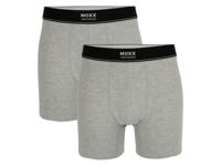 MEXX Set van 2 heren boxers (Grijs, XXL) - thumbnail