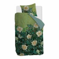 Beddinghouse Beddinghouse x Van Gogh dekbedovertrek Wild roses zeegroen - thumbnail