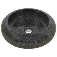 VidaXL Gootsteen 40x12 cm marmer zwart - thumbnail