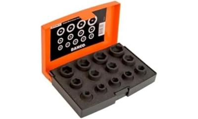 Bahco Slagdoppenset 3/8" | zeskant | metrisch - 13-delig - koffer - K7800M/13