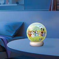 Ravensburger - bluey - 3d puzzle-ball nachtlicht - 73 stukjes - thumbnail