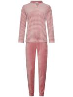 Warme velours pyjama oudroze - thumbnail